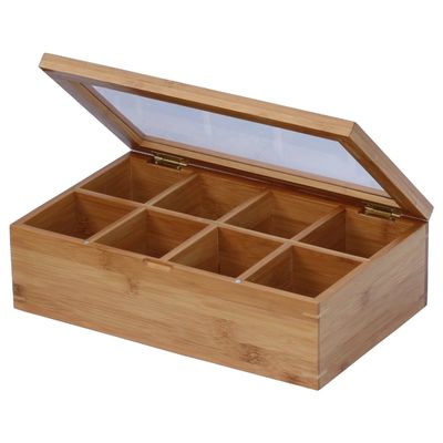 Organizza la tua collezione di tè con questa scatola di tè giapponese dipinta in bambù