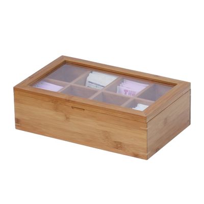 Organizza la tua collezione di tè con questa scatola di tè giapponese dipinta in bambù