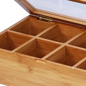 Organizza la tua collezione di tè con questa scatola di tè giapponese dipinta in bambù