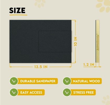 OEM Dog Scratch Pad Con Treat Box Dog Nail Scratch Board Con Maniglia Cat Scratching Board