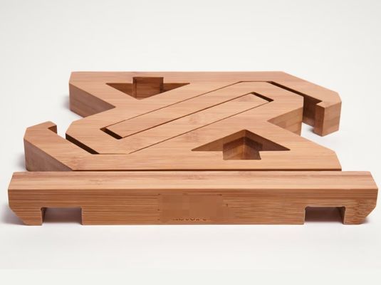 Stand per laptop in bambù regolabile per notebook e portabook in design conveniente