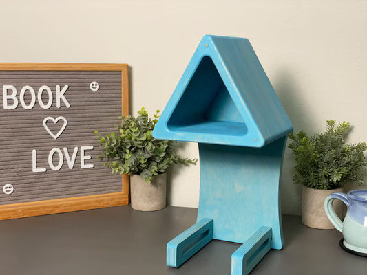 Contenitori di magazzino convenienti scaffalature Stampa a schermo di seta Mensola per libri Tenitore di pagine per libri