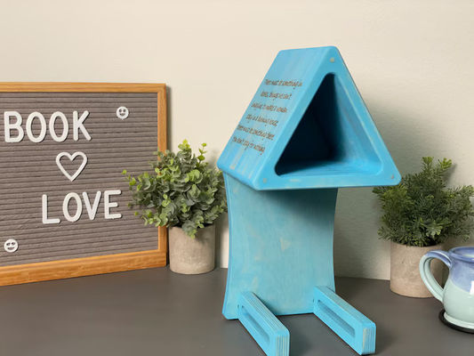 Contenitori di magazzino convenienti scaffalature Stampa a schermo di seta Mensola per libri Tenitore di pagine per libri