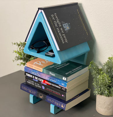 Contenitori di magazzino convenienti scaffalature Stampa a schermo di seta Mensola per libri Tenitore di pagine per libri