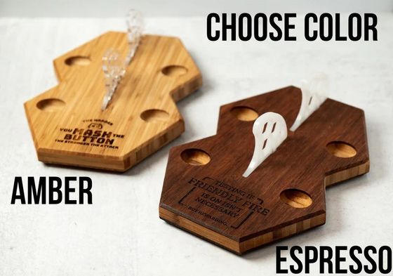 Stand per giocatori regolabile La combinazione ideale di bambù e acrilico per un gioco ottimale