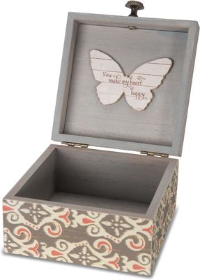 Logo personalizzato Eco-accettabile Scatola gioielleria a forma di farfalla