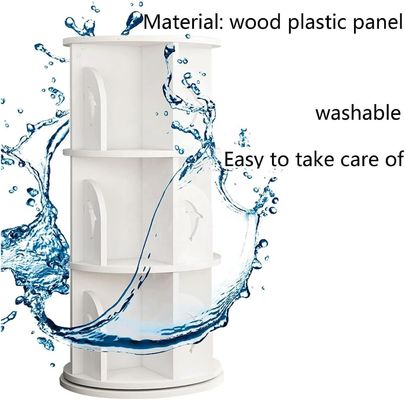 Logo personalizzato colorato 360 gradi libreria rotante per la conservazione dei libri per bambini