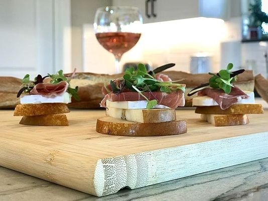 Tavola di taglio in bambù versatile BSCI LFGB 8 diverse dimensioni per diversi bisogni