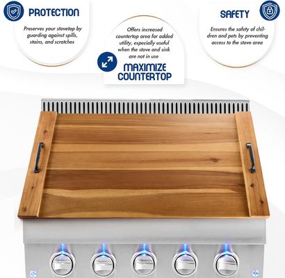 Forno a gas ed elettrico blocchi di taglio a manico robusto per 202405