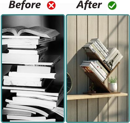 Tipo di scaffalatura Tipo in piedi per libri Riviste CD Scaffalature in legno