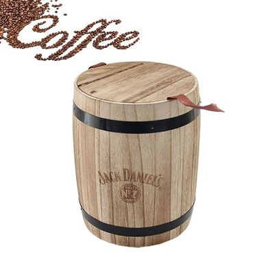Barile di legno a colori semplici o a colori personalizzati per il pacchetto e la decorazione personalizzata del bar
