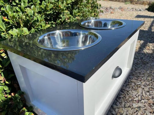 Piccoli animali domestici Animali stazione di alimentazione Età animale domestico 2 scodella alzata mangia cani con cassetto