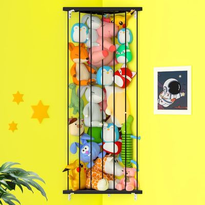 Home Decoration Shelf Angolo personalizzato Animal Storage Stuffed per Nursery Sala giochi Camera da letto