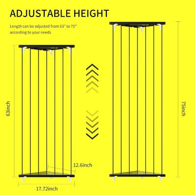 Home Decoration Shelf Angolo personalizzato Animal Storage Stuffed per Nursery Sala giochi Camera da letto