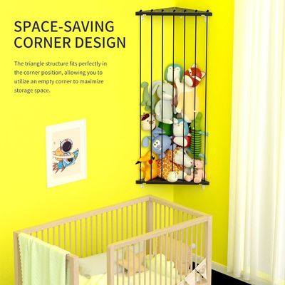 Home Decoration Shelf Angolo personalizzato Animal Storage Stuffed per Nursery Sala giochi Camera da letto