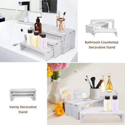 Decorazione e regali Funzionale 3 livelli di legno di ottone Cupcake Dessert Display Riser