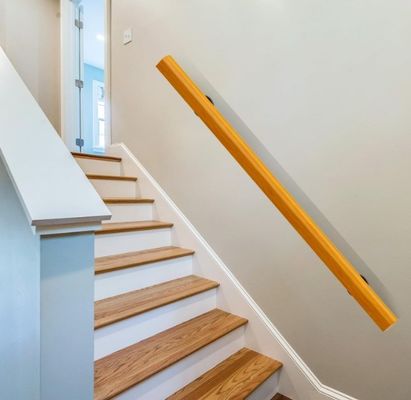 Scalinate interne di sicurezza ringhiera antiscivolo maniglie di pino da 3 piedi su richiesta kit completo