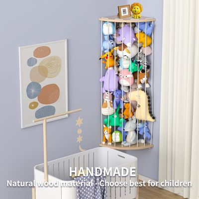 Soggiorno Tavolo personalizzato Zoo Modello Ripieni di animali ripostiglio con gabbia organizzatore di legno