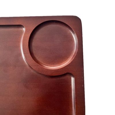 Rectangle Divano in legno braccio tavolo vassoio per il deposito a casa e logo personalizzato accettabile