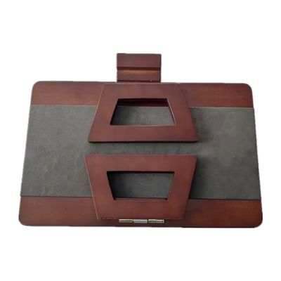 Tasti di stoccaggio Moderno design Divano di bambù Tastiera Divano in legno Tavolo braccio