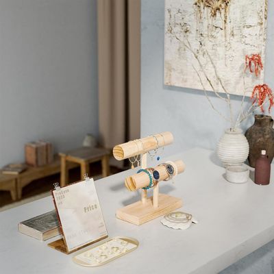 Aggiornate il vostro display con il nostro customizzato T-bar bracciale storage rack e organizzatore