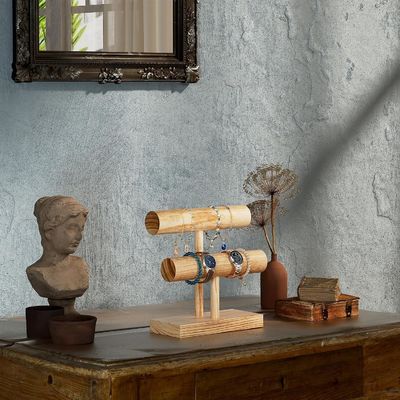 Aggiornate il vostro display con il nostro customizzato T-bar bracciale storage rack e organizzatore