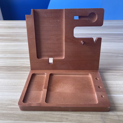 Laser inciso in legno tenitore pigro porta cellulare personalizzato con Phonestand e penna slot