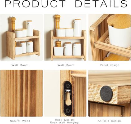 Mantenete le vostre spezie a portata di mano e organizzate con questo porta spezie in legno