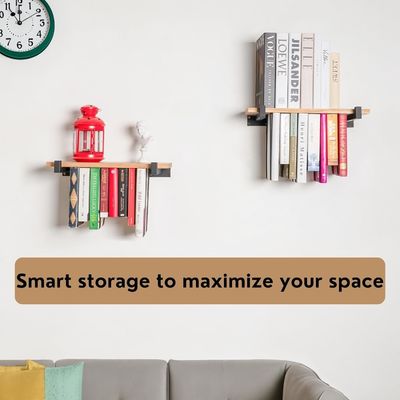 Mini scatola di legno a doppia conservazione ripiano per spazi unici e innovazione