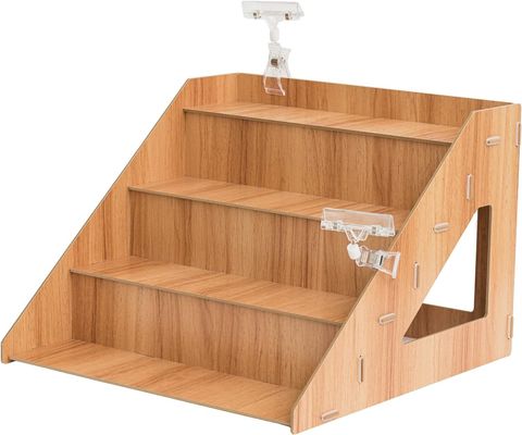 Stand di torte in legno funzionale per l'esposizione di torte e piante