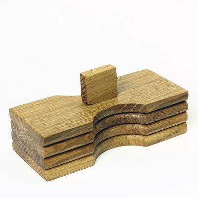 Vaso di spezie personalizzato con forma con alto contenitore di spezie in legno con scatola di imballaggio di spezie