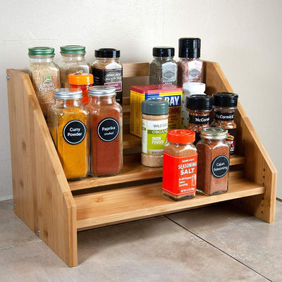 Organic Rectangle Bambù Armadio Organizzatore Mensole 3 Spessore del filo Larghezza media