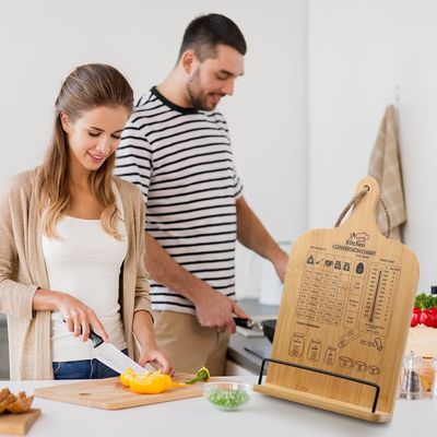 Codice da cucina a livello singolo con grafico di conversione delle misure