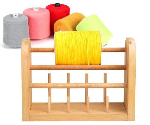 202406 Portatore di bobine di filati di legno