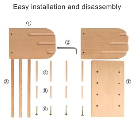 202406 Portatore di bobine di filati di legno