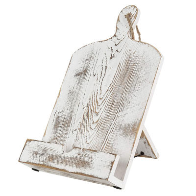 Disegno funzionale Pino stile rustico libro di cucina in legno Stand per nessun campione richiesto