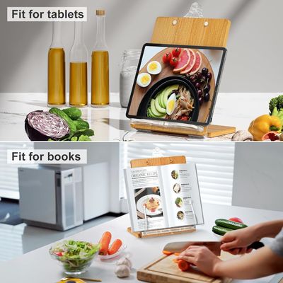 Home Organizzatore Contenitore di utensili in bambù e vassoio di posate in legno per utensili da cucina Set