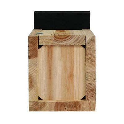 Casa per uccelli in legno appesa all' aperto con stampa con incisione laser durevole e elegante