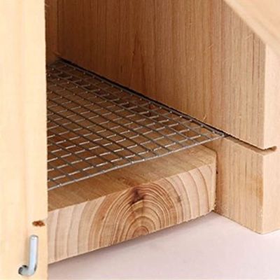 Casa per uccelli in legno appesa all' aperto con stampa con incisione laser durevole e elegante