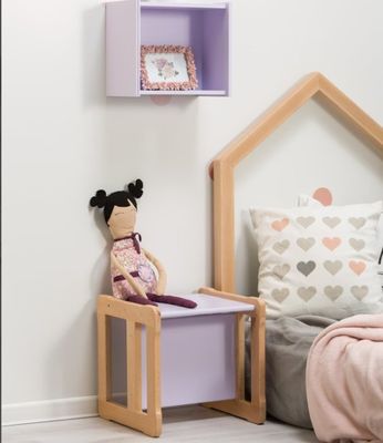 Logo personalizzato Funzione di risparmio di spazio 202406 Poltrona Montessori in legno multifunzionale