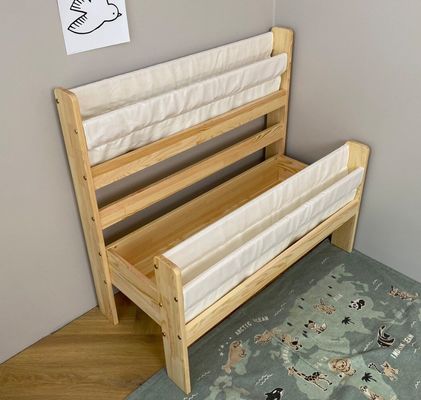 Mensola di libri in legno Montessori Funzione di conservazione nascosta e risparmio di spazio per bambini piccoli