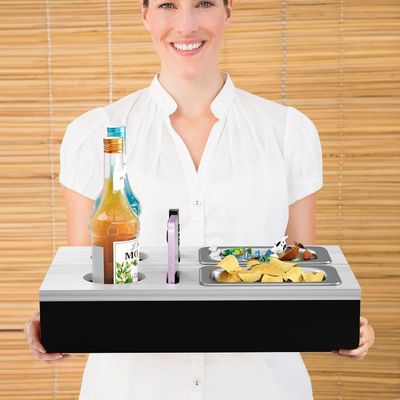 Logo personalizzato Accettabile Divano popolare Bar Snack Box Divano organizzatore per tavoli laterali