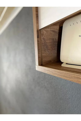 Router a muro coperto Nascondere modem Internet Storage con box Wifi in legno