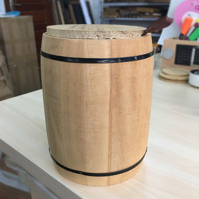 Logo personalizzato accettabile 12,5x16cm Paulownia botte di legno per i vostri clienti