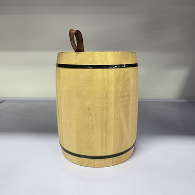 Logo personalizzato accettabile 12,5x16cm Paulownia botte di legno per i vostri clienti