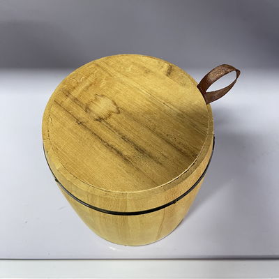 Logo personalizzato accettabile 12,5x16cm Paulownia botte di legno per i vostri clienti