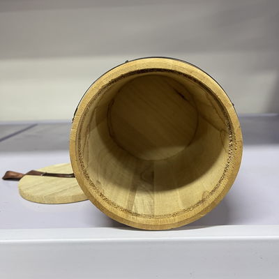 Logo personalizzato accettabile 12,5x16cm Paulownia botte di legno per i vostri clienti