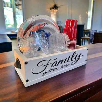 Fare Ospitare un Breeze Solo Coppa Tenitore di legno per il bancone della cucina e Party Hosting