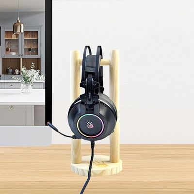 35x11x11cm Elegante confezionamento di vino scatole di legno Desktop auricolare portaauricolari per gaming