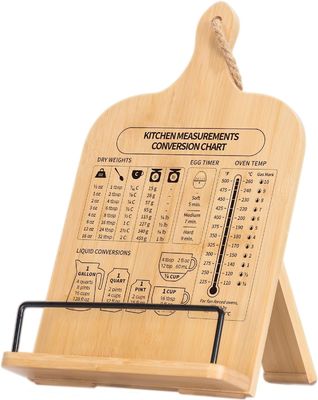 OEM ODM Accepted Holder di libro di cucina in legno Regolabile libro di cucina Stand per il bancone della cucina